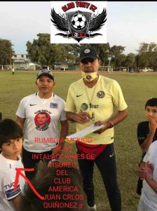 Seleccionan Dos niños futbolistas de Villa Juárez para entrenar en el América