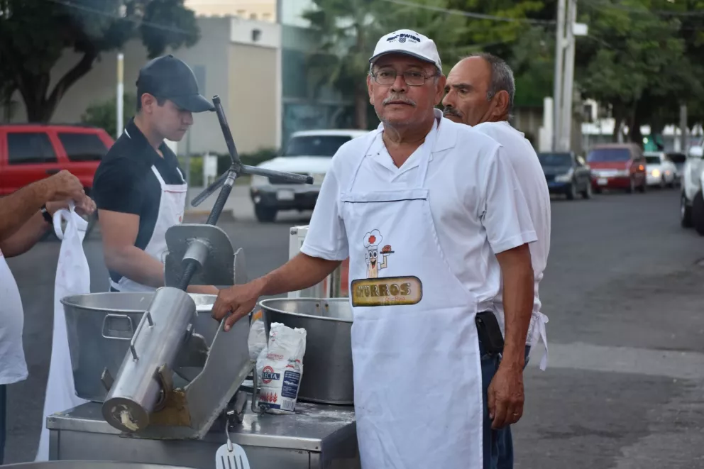 El arte de un maestro churrero