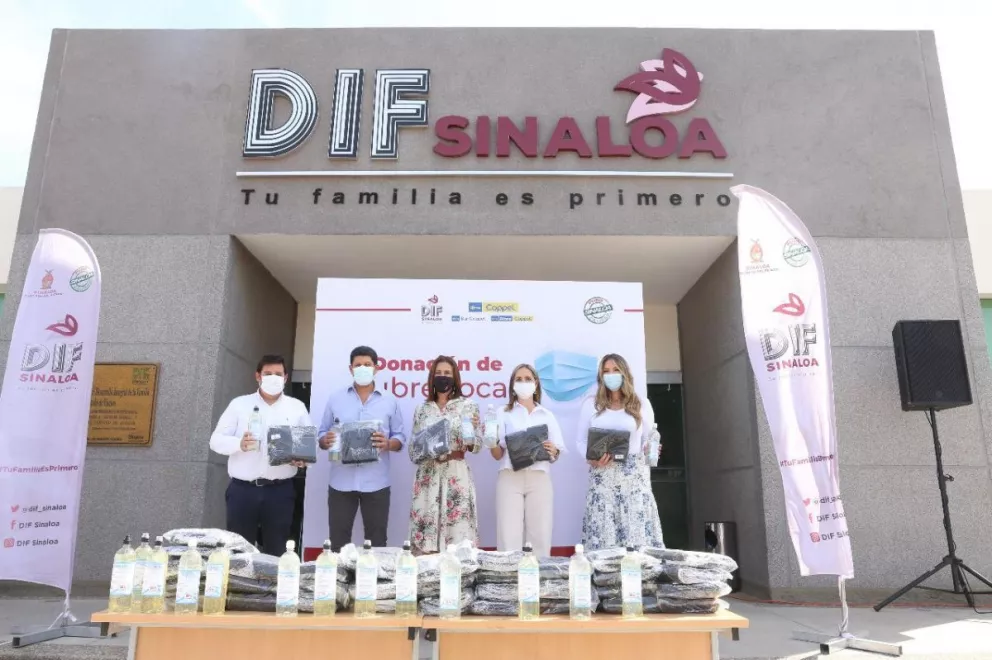 Entrega Grupo Coppel nuevo donativo Covid al DIF Sinaloa