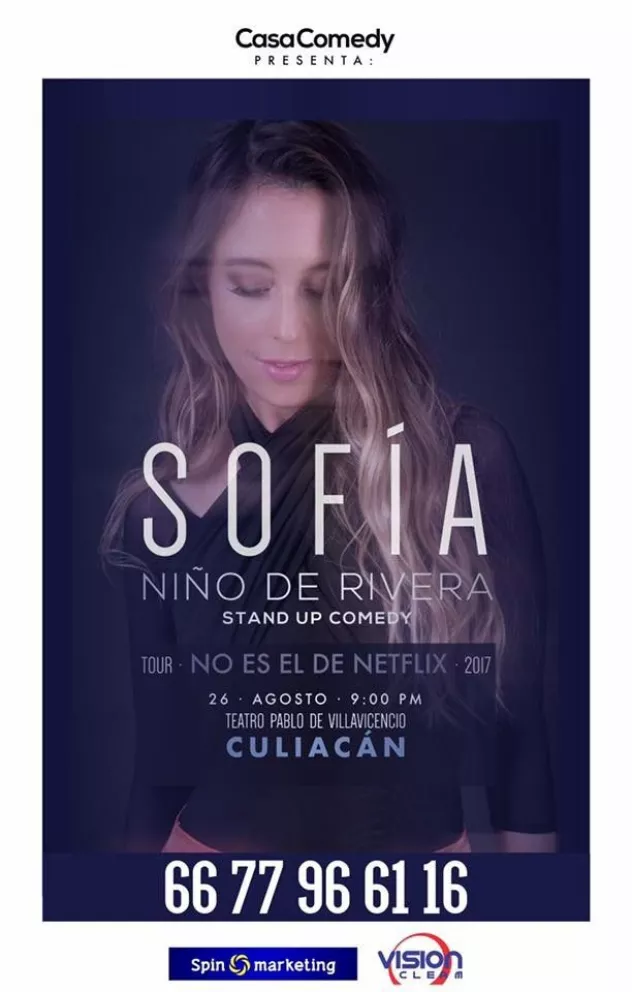 Sofía Niño de Rivera en Culiacán -Agenda Cultural Semanal-