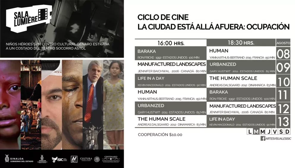 Ciclo de cine en Culiacán -Agenda Cultural Semanal-
