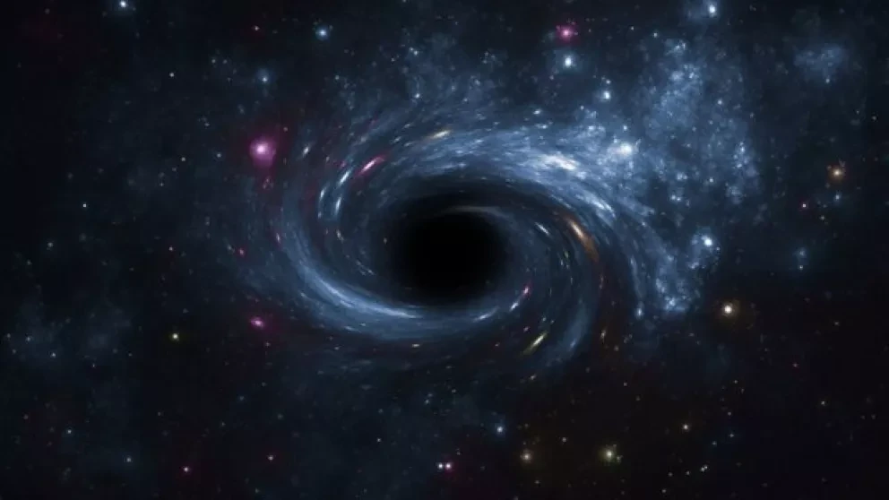 Descubren 6 galaxias atrapadas en la red de un agujero negro