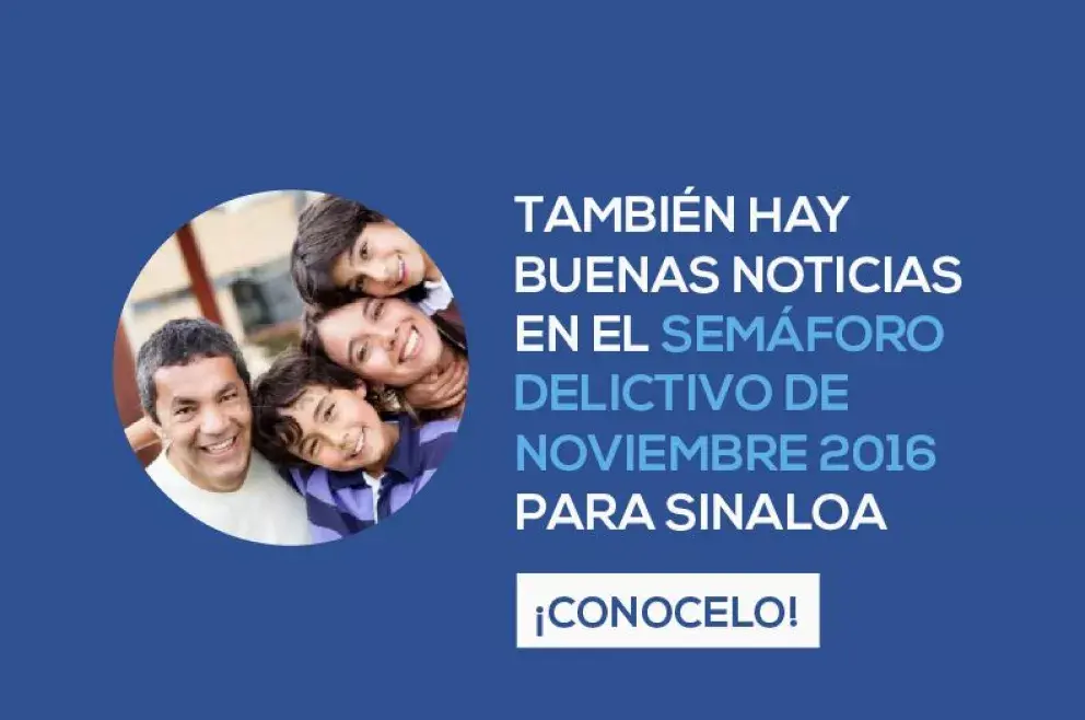 Conoce los Municipios con más paz durante noviembre 2016 en Sinaloa