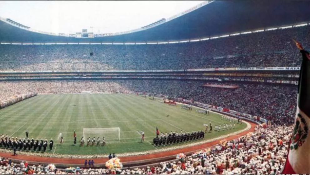 El Estadio Azteca es considerado el cuarto mejor del mundo