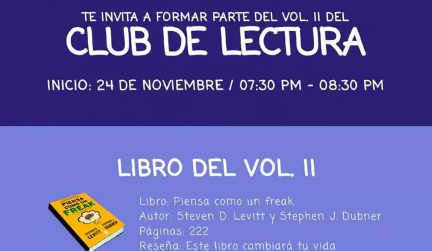 Desarrolla tus capacidades en el Club de Lectura Sonar