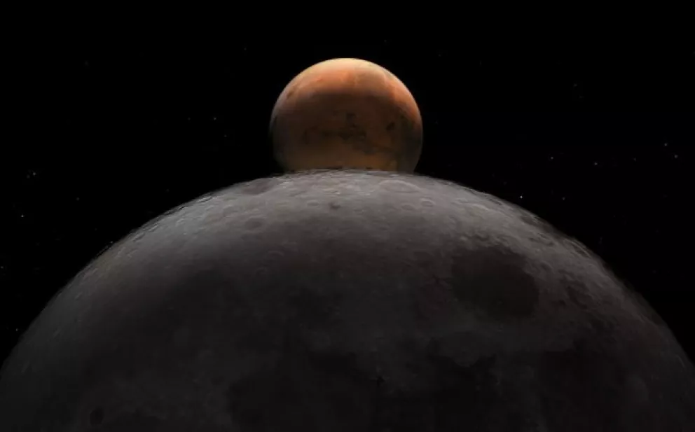 Voltea al cielo que octubre es el mejor mes para ver Marte
