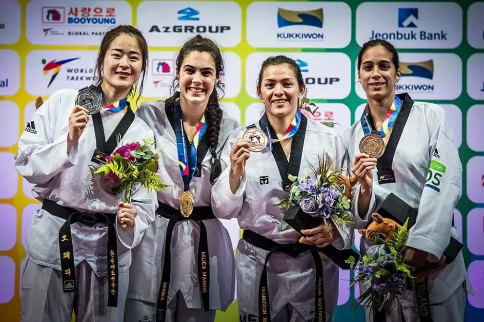 Gana bronce la sinaloense María del Rosario en Corea del Sur