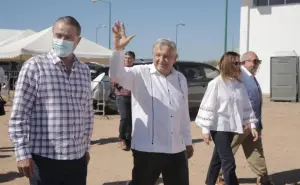 AMLO en Sinaloa inaugura la planta potabilizadora Miravalles y su acueducto