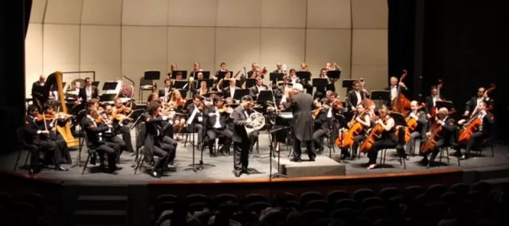 La Orquesta Sinfónica Sinaloa en Bellas Artes.