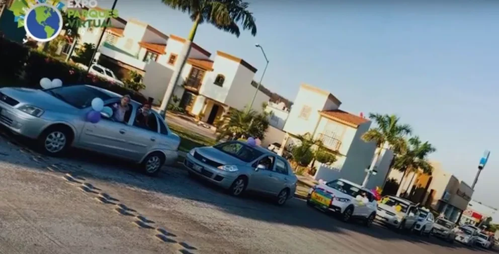 Con caravana el comité del Parque Portafé fortalece relaciones vecinales