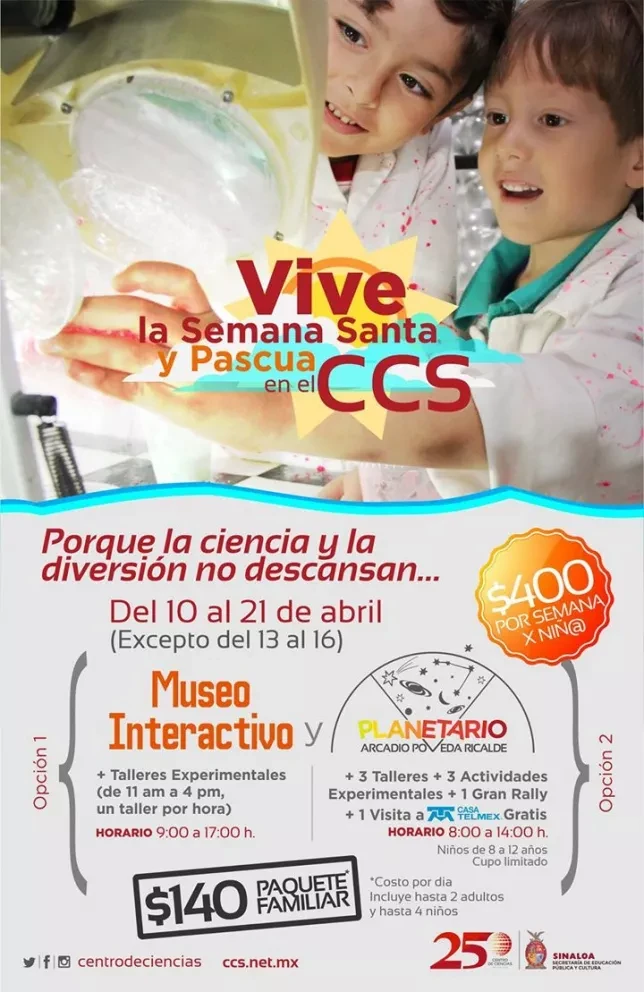 Diviértete esta Semana de Pascua -Agenda Cultural Semanal-