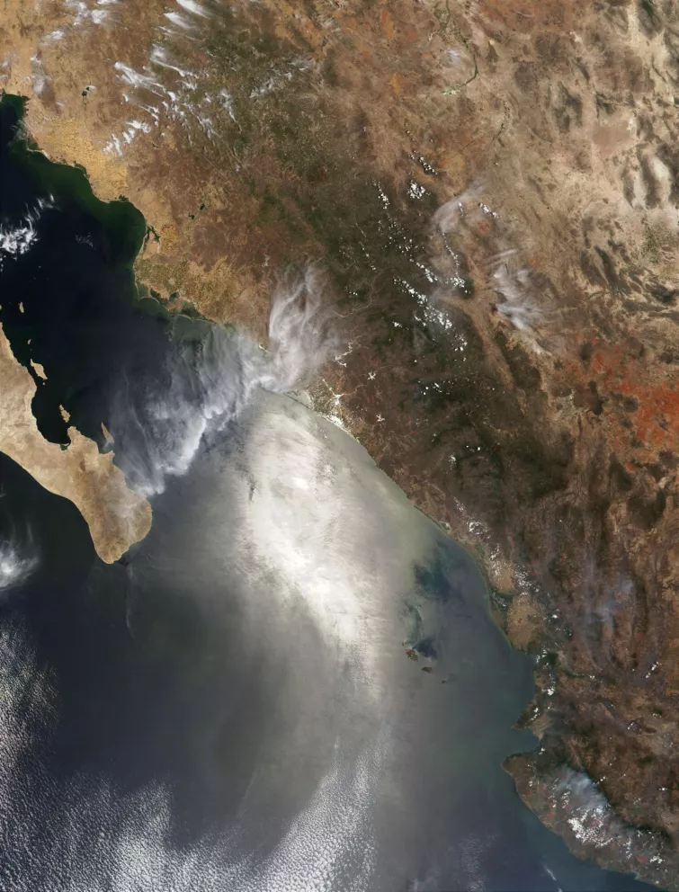 ¿Ya sabes cómo se ve Sinaloa desde la NASA?