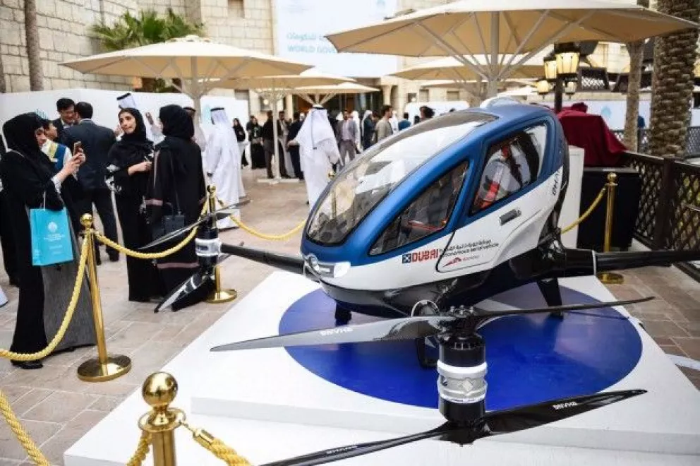 Taxis voladores sin conductor en Dubái