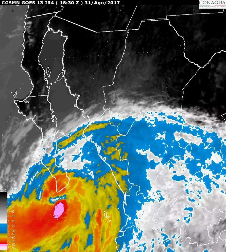 Sinaloa toma precauciones por tormenta Lidia