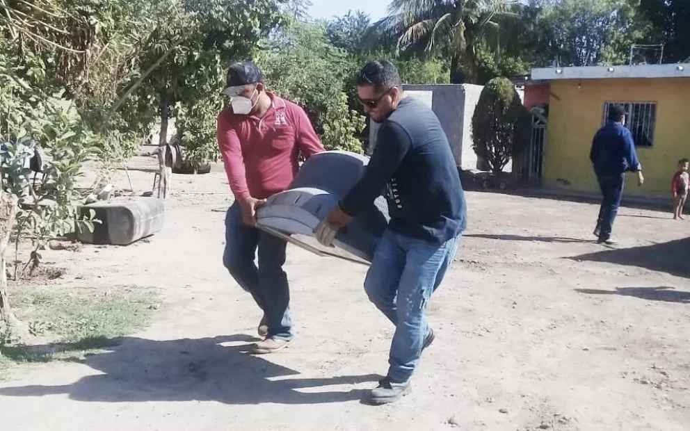intensifican campaña de descacharrización en Villa Juárez y Navolato