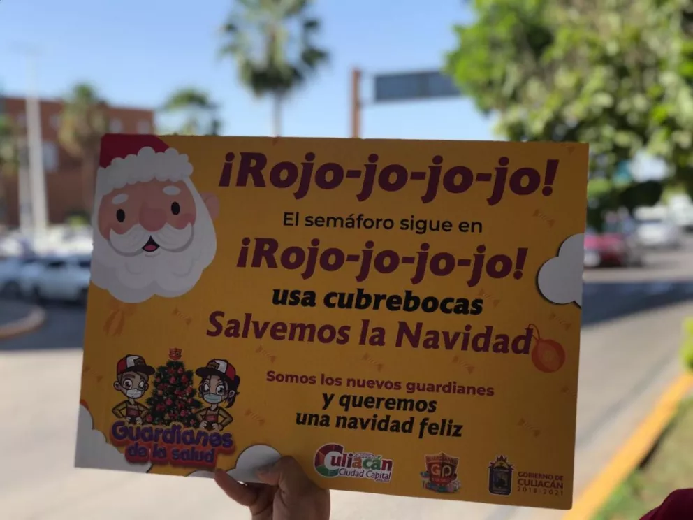 Llama Santa Claus en Culiacán a evitar el Rojo jo jo jo