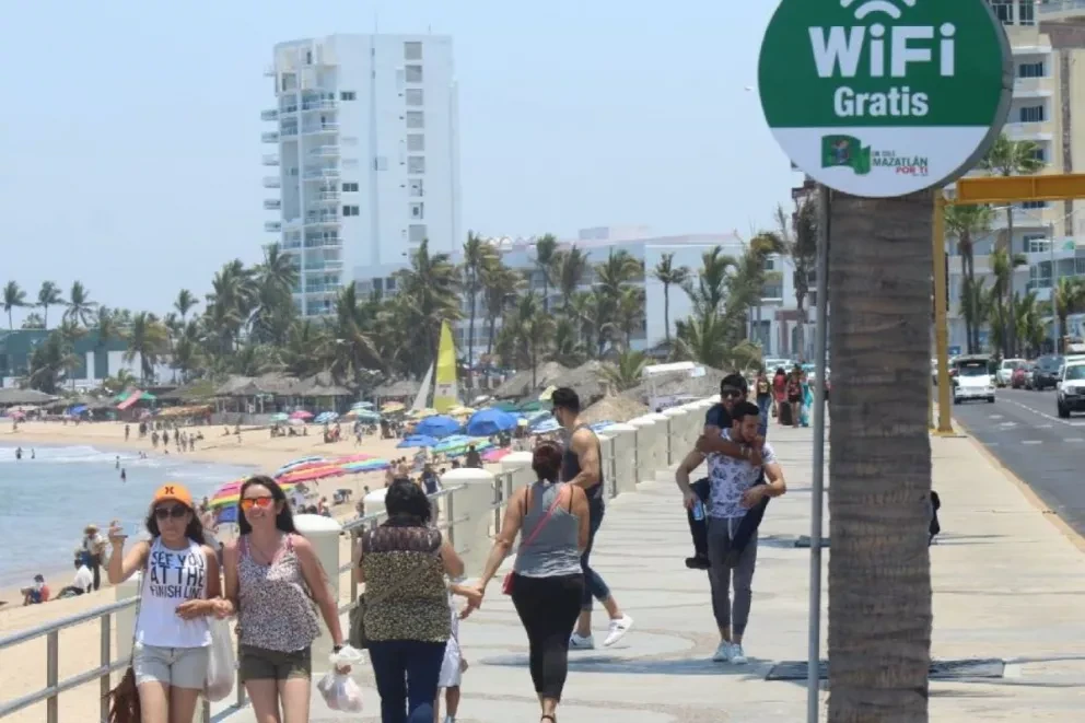 Internet GRATIS en el Malecón de Mazatlán