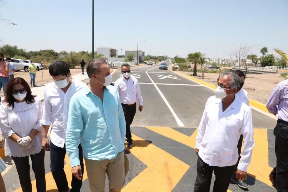 Ya inauguraron el entronque del bulevar Miguel Tamayo-Bacurimí