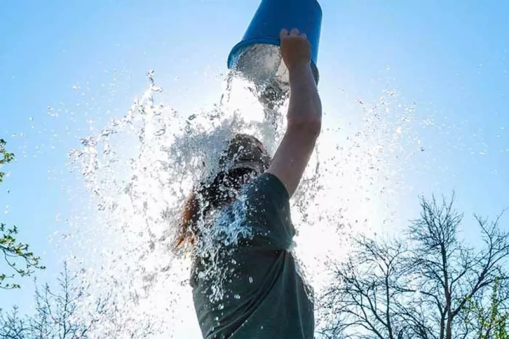 Las cubetas de agua helada