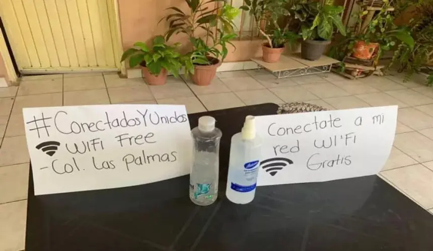 En Sinaloa vecinos se suman a iniciativa Conectados y Unidos con wifi gratis a estudiantes