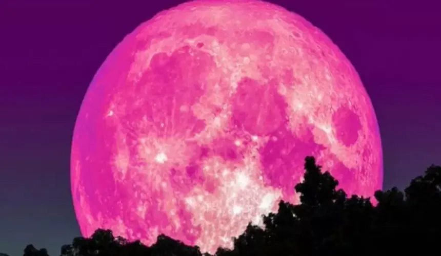 Hoy no te pierdas la superluna rosa visible en todo el mundo, un fenómeno extraordinario