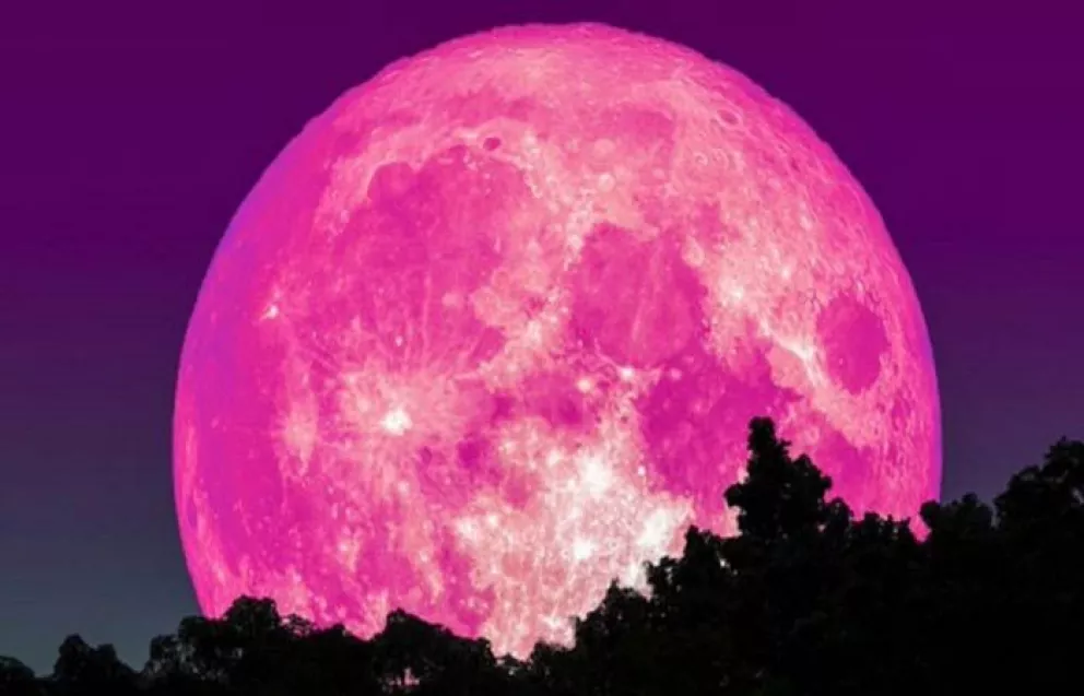 Hoy no te pierdas la superluna rosa visible en todo el mundo, un fenómeno extraordinario