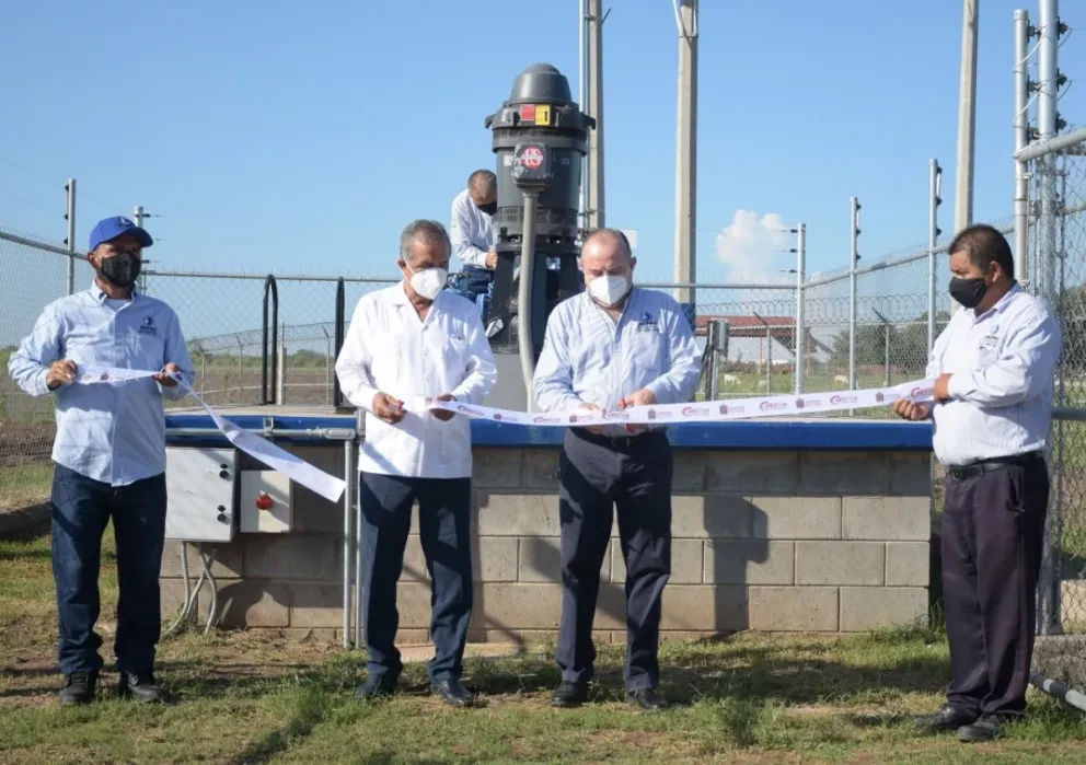 Inaugura Alcalde de Culiacán obra de abastecimiento de agua potable