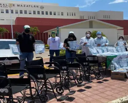 Beneficencia Pública entrega a hospitales de Sinaloa kits de protección ante COVID-19 y sillas de ruedas