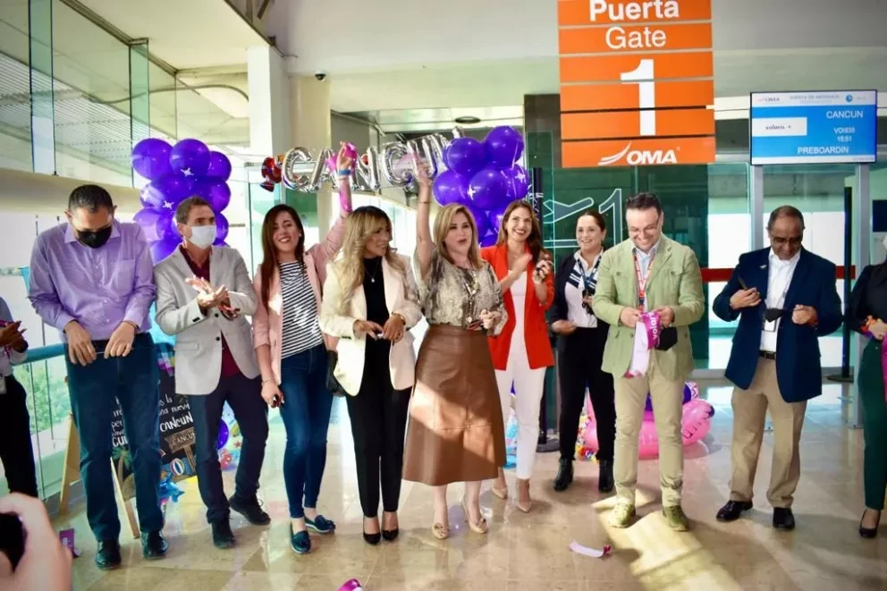 Ahora ya podrás viajar de Cancún a Culiacán; Volaris inaugura nueva ruta