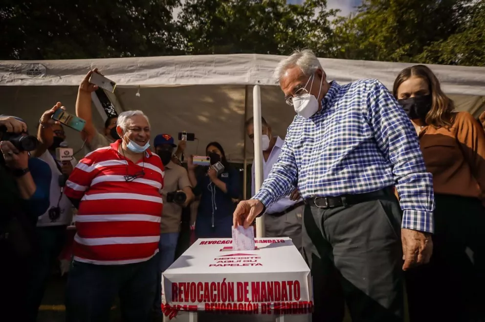 Hoy es el día para votar en la revocación de mandato del presidente de México