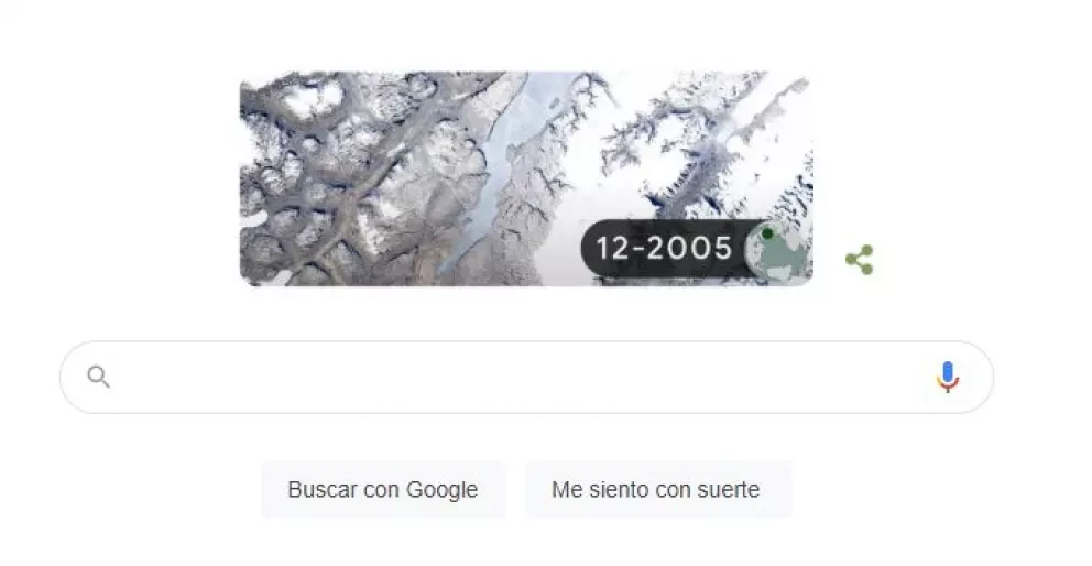 Día de la tierra; Google elaboró un Doodle que aborda el tema del cambio climático