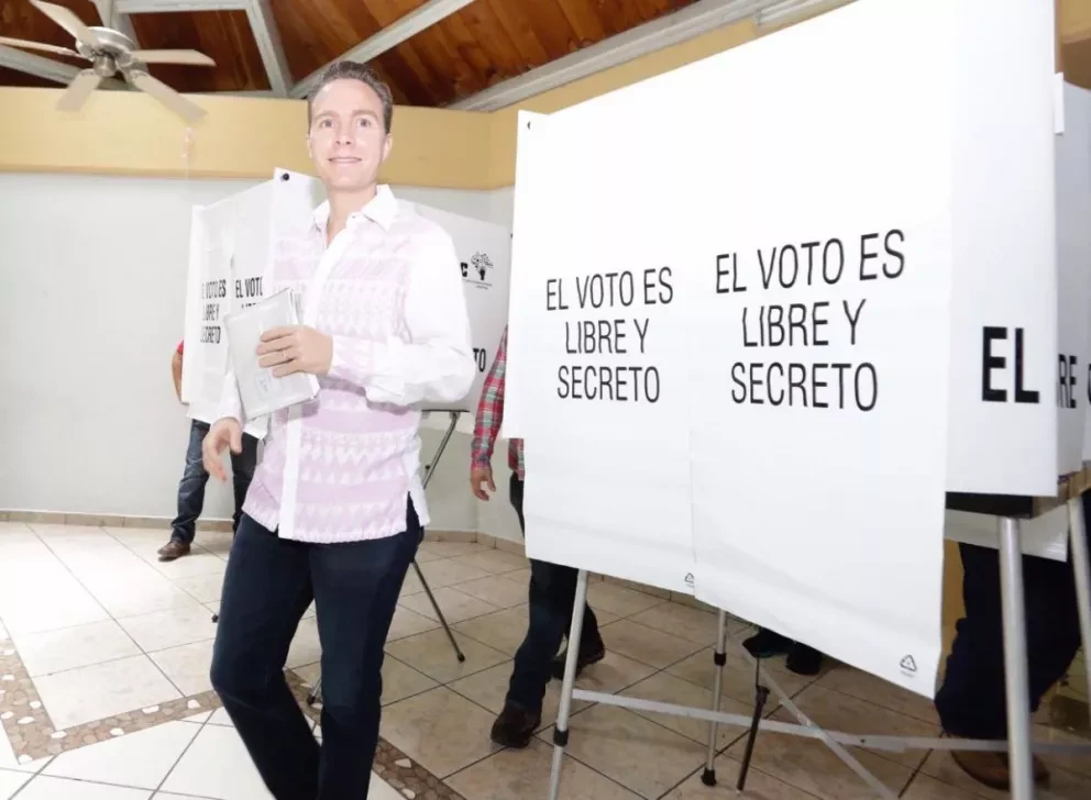 Manuel Velasco, coordinador del grupo parlamentario del Partido Verde del Senado. Foto: Facebook/ManuelVelasco