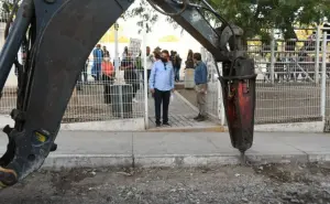 Instalan rampas de acceso en el parque de la CNOP en Culiacán, Sinaloa