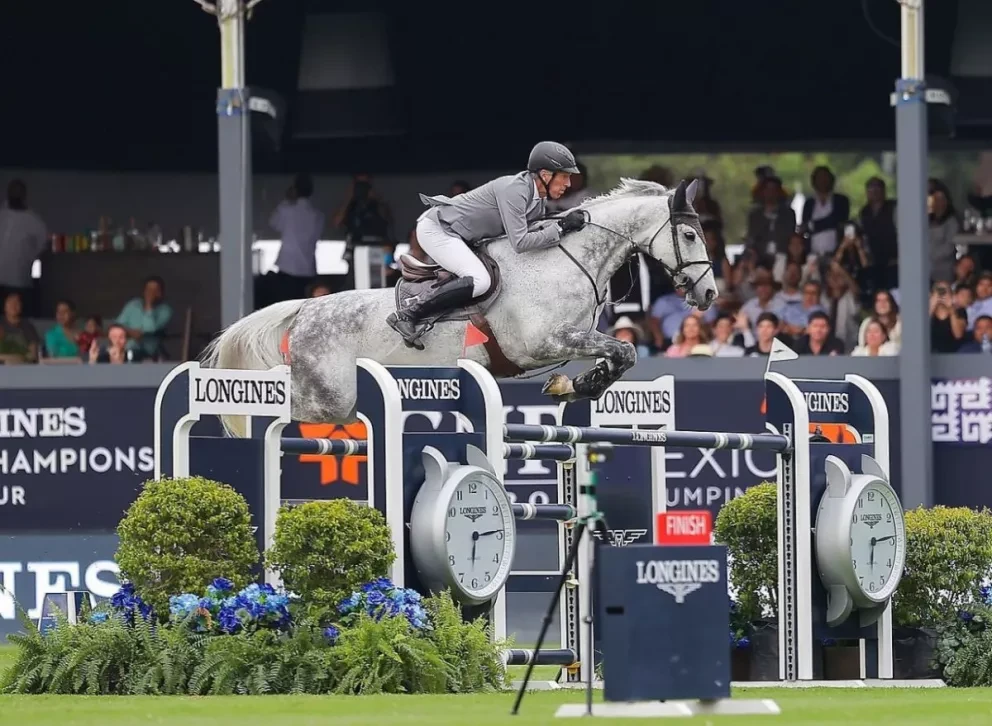 Ludger Beerbaum conquista el Longines Global Champions Tour México 2022.