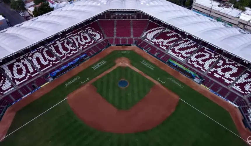 ¿Cómo se ve el Estadio de los Tomateros desde el aire?