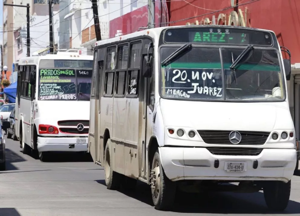 Rutas y precios de camiones urbanos en Mazatlán