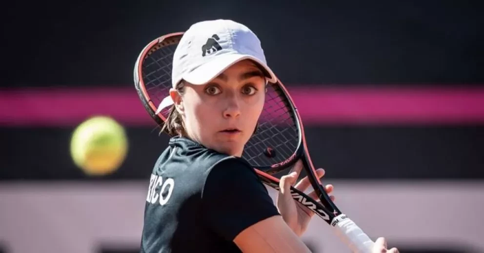 Buena actuación de la Mexicana, Fernanda Contreras en Roland Garros