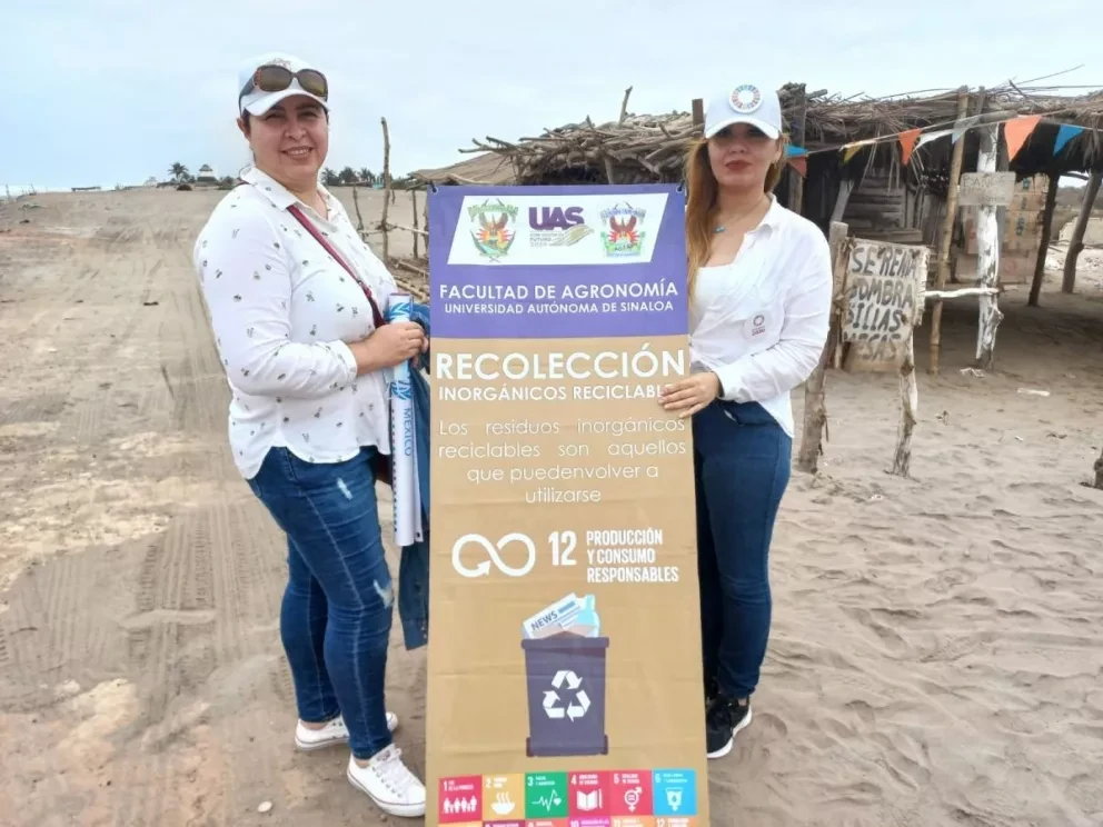 Se llevó a cabo la Jornada de Limpieza de Residuos Sólidos y Microplásticos en el balneario de Ponce, sindicatura de Eldorado