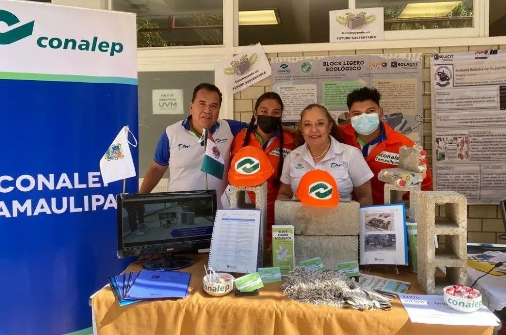 Alumnos del Conalep crean un block a prueba de balas.
