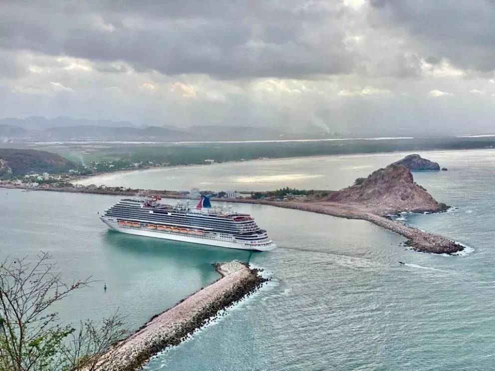 Mazatlán posicionado como destino receptor de turismo de cruceros a su paso por la Riviera Mexicana. Foto: Secretaría de Turismo de Sinaloa.
