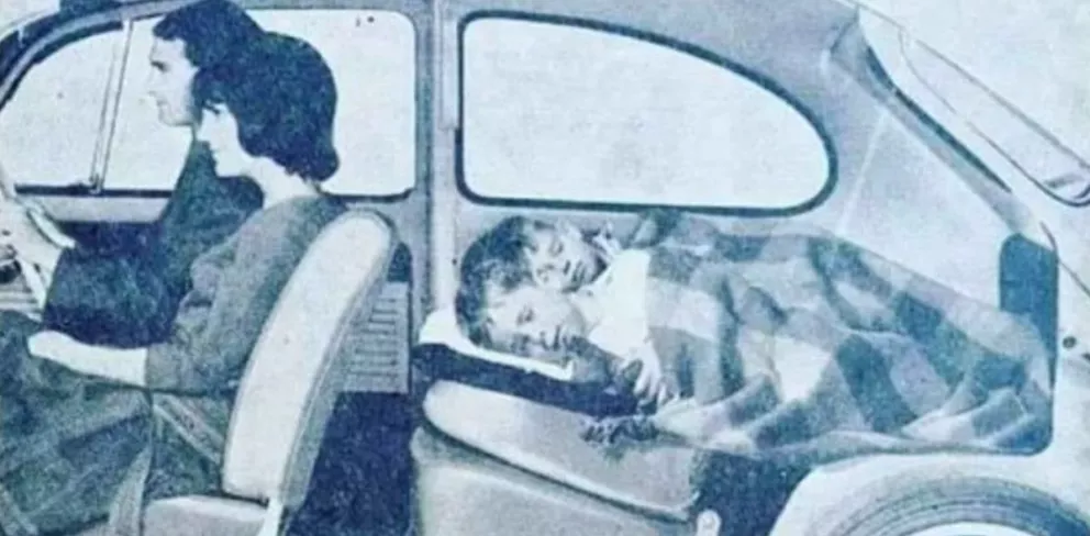 VW, el Vocho tenía una cama para niños, pocos se dieron cuenta de su existencia
