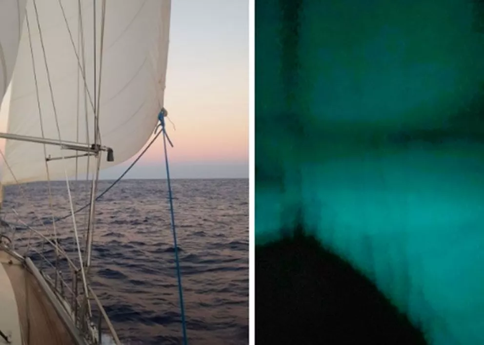Qué es un mar lechoso; tripulantes de un barco logran ver el extraño fenómeno 