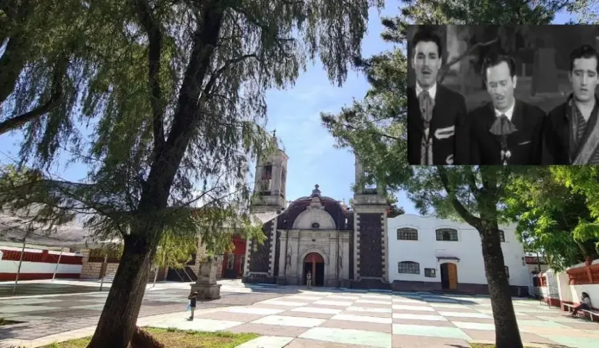 Así es la iglesia donde se filmo la película Los Tres García de Pedro Infante.