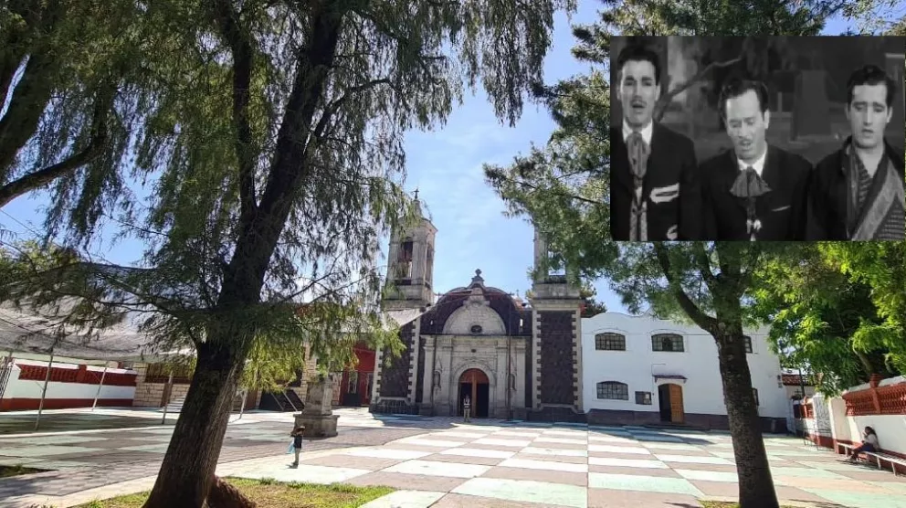 Así es la iglesia donde se filmo la película Los Tres García de Pedro Infante.