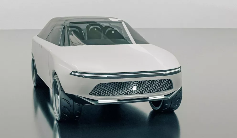 El nuevo automóvil de Apple presenta un diseño completamente futurista