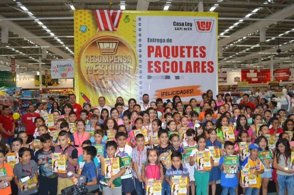 Desde hace 29 años Casa Ley. recompensa el estudio a alumnos y alumnas de primaria