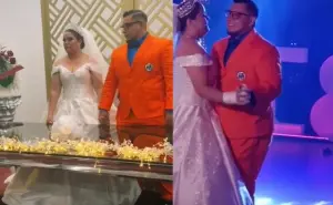 ¿Gokú se casó? Novios hacen fiesta ambientada en Dragon Ball con todo y traje