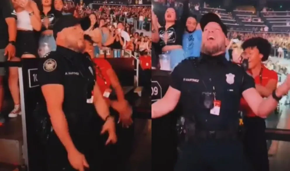 ¿Y Latrell? Policía baila en concierto de Daddy Yankee y se roba el show