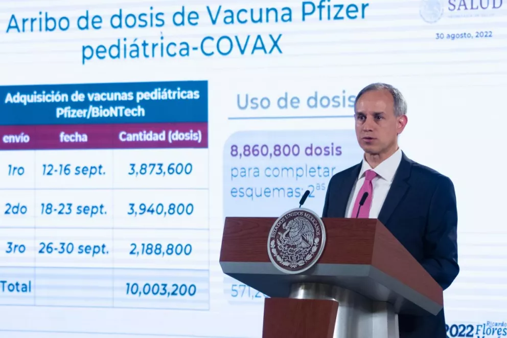 México recibirá 10 millones de dosis de la vacuna Pfizer por parte de COVAX.