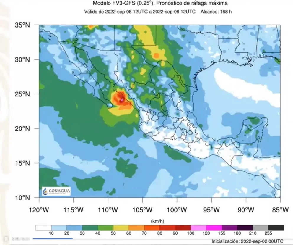Tormenta Tropical Kay podría impactar entre el miércoles o viernes a Sinaloa, conoce su trayectoria